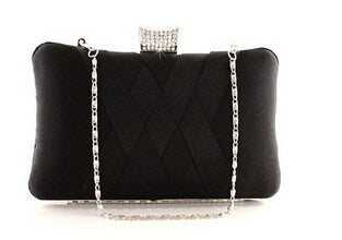 Women Clutch Bags Satin Bride Bag Purse Designer Gentle Evening Bags Party Handbag Wedding Clutch Wallet Shoulder Bag 7395 ALODIA STORE