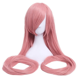 L-email wig Synthetic Hair 60inch 150cm Long Blonde Wig Chobits Chi Cosplay Wigs Straight Beige Black Halloween Cosplay Wig ALODIA STORE