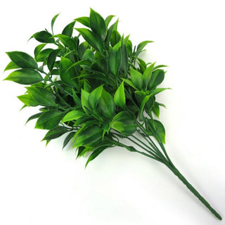 7 branches green artificial plants for garden bushes fake grass eucalyptus orange leaves faux plant for home shop decoration ALODIA STORE