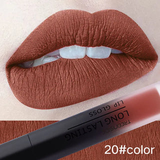 28 color matte liquid lipstick waterproof long lasting lip plumper makeup lipstick velvet gloss lip gloss cosmetics ALODIA STORE