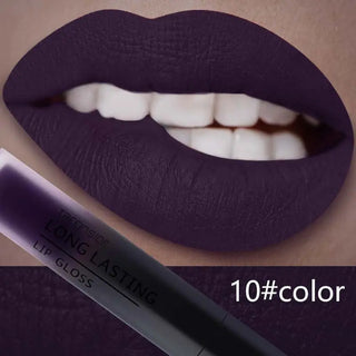 28 color matte liquid lipstick waterproof long lasting lip plumper makeup lipstick velvet gloss lip gloss cosmetics ALODIA STORE