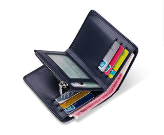 WILLIAMPOLO Coin Purses Genuine Leather Men Wallet With Card Holder Short Purse Zipper Wallets Casual Standard Wallets PL293 ALODIA STORE