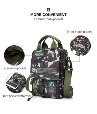 Camouflage Satchel ALODIA STORE