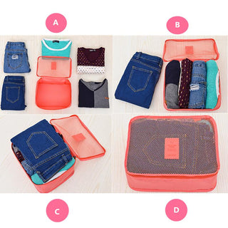 RUPUTIN 6Pcs/set Baggage Travel Organizer Bags waterproof ALODIA STORE