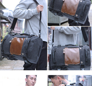 Brand Stylish Travel Large Capacity 14" Laptop Backpack Male Luggage Shoulder Computer Backpacking Men Functional Versatile Bags ALODIA STORE