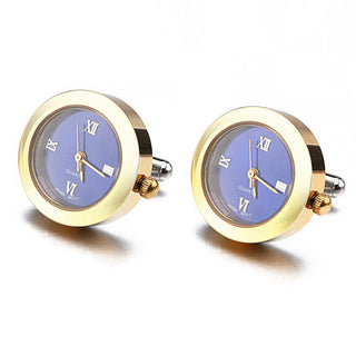 Battery Digital Watch Cufflinks For Men Lepton Real Clock ALODIA STORE