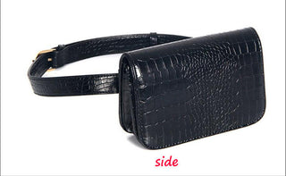 Fashion Women Luxury Leather Alligator Waist bag ALODIA STORE