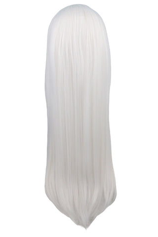 QQXCAIW Long Straight Cosplay Wig Black Purple Pink Blue Sliver Gray Blonde White Orange Brown Synthetic Hair Wigs ALODIA STORE