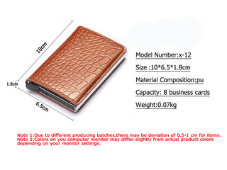 Custom Made Aluminum Metal Leather Antitheft ALODIA STORE