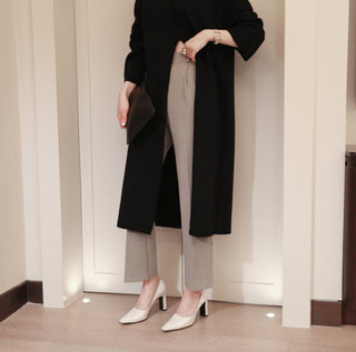 2023 Korean Style Turtleneck Long fall winter Sweater Dress Side split Female Pullover mujer sueteres ALODIA STORE