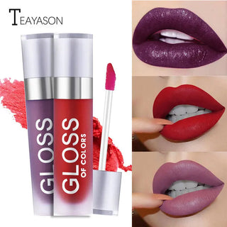 Long Lasting Matte Sexy Liquid Lip Gloss Lipsick Waterproof Cosmetic Beauty Makeup Tools ALODIA STORE