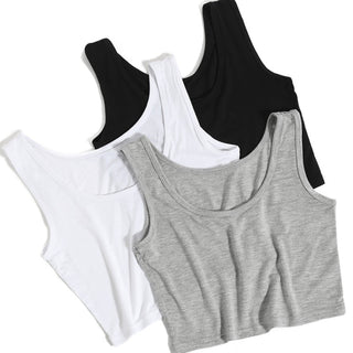 White Crop Tops Vest Tube Top 8Color alodia store
