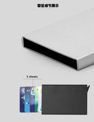 Anti-Aluminium Metal Wallets ALODIA STORE
