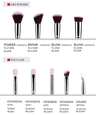 15pcs Makeup Brushes set ALODIA STORE