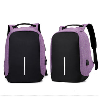 Anti-theft Bag Men Laptop Rucksack Travel Backpack Women Large Capacity Business USB Charge College Student School Shoulder Bags ALODIA STORE