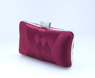 Women Clutch Bags Satin Bride Bag Purse Designer Gentle Evening Bags Party Handbag Wedding Clutch Wallet Shoulder Bag 7395 ALODIA STORE