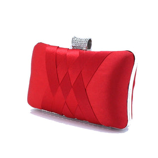 Women Clutch Bags Satin Bride Bag Purse Designer Gentle Evening Bags Party Handbag Wedding Clutch Wallet Shoulder Bag 7395 ALODIA STORE