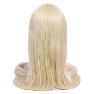 L-email wig Synthetic Hair 60inch 150cm Long Blonde Wig Chobits Chi Cosplay Wigs Straight Beige Black Halloween Cosplay Wig ALODIA STORE