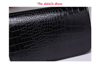 Fashion Women Luxury Leather Alligator Waist bag ALODIA STORE