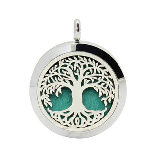 UBELIEVE 30MM Perfume Diffuser Necklace Pendant  Aromatherapy Locket Jewelry Essential Oil Locket Necklace For Women ALODIA STORE
