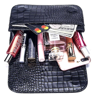 Fashion Women Luxury Leather Alligator Waist bag ALODIA STORE