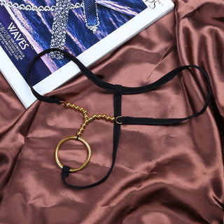 YiZYiF Jockstrap Men G Strings Thongs Sexy Underwear Mens Lingerie O-rings And Beads G-string Bikini String Homme Thong Men Sexy ALODIA STORE