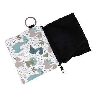 Cute dinosa printing waterproof Purse Card Key Pouch Small Zipper Coin Purse Card ALODIA STORE