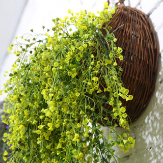 50-105CM Artificial Hanging Flower Plant Fake Vine Willow Rattan Flower Artificial Hanging Plant For Home Garden Wall Decoration ALODIA STORE