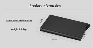 Anti-Aluminium Metal Wallets ALODIA STORE