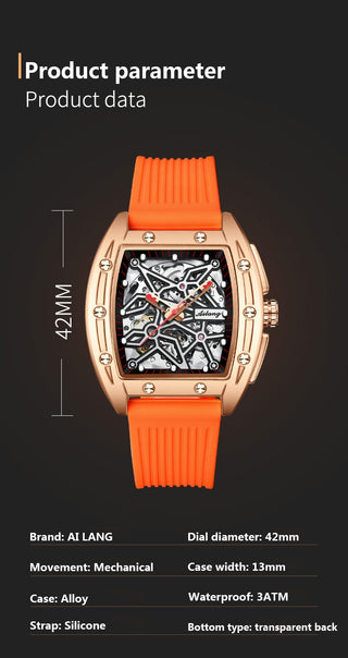AILANG watch men's mechanical watch brand luxury automatic watch classic fashion men's waterproof watch 2021 new ALODIA STORE