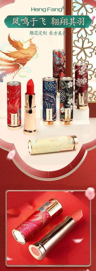 Oriental Classical Beauty Vintage Velvet Lipstick Matte Pigmented Waterproof Lasting Lip Makeup Silky touch Charming Cosmetics ALODIA STORE