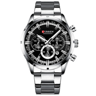 CURREN Men Watch Top Brand Luxury Sports Quartz Mens Watches Full Steel Waterproof Chronograph Wristwatch Men Relogio Masculino ALODIA STORE