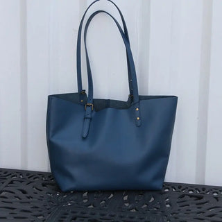 Women's bag 2021 new big bag fashion classic first layer cowhide one-shoulder commuter handbag ALODIA STORE