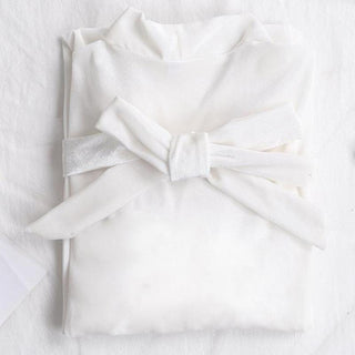 Women Sexy Bride Wedding Robe Sleepwear Velvet Intimate Lingerie women sexy ALODIA STORE