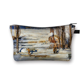 Starry Night / Kiss / Waterlily Painting Cosmetic Bag Van Gogh / Gustav Klimt / Monet Women ALODIA STORE