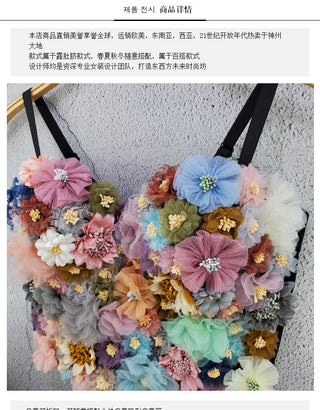 Ellolace 2020 Applique Floral Corselets Women's Bachelorette Bustier Bra Cropped Top Wedding Bralette Vest Sexy Corset Top ALODIA STORE