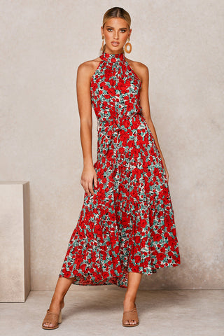 Summer Long Dress Polka Dot Casual Dresses Black Sexy Halter Strapless New 2023 ALODIA STORE