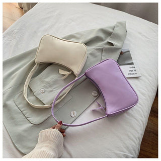 Fashion Design Women Small  Handbags Soft PU Leather Ladies Armpit Shoulder Bags Vintage Simple Girls Clutch Purse Tote ALODIA STORE