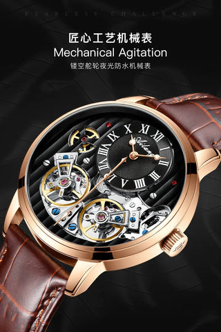 AILANG AAA Quality Watch Expensive Double Tourbillon Switzerland Watches Top Luxury Brand Men's Automatic Mechanical Watch Men ALODIA STORE