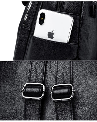 Women Leather Backpacks ALODIA STORE