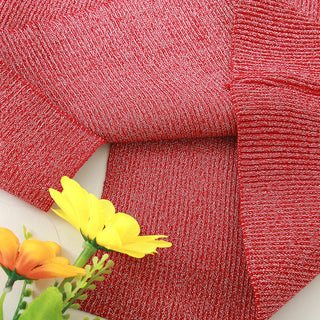 YuooMuoo Ins Fashion Shining V Neck Knitted Dress Women ALODIA STORE