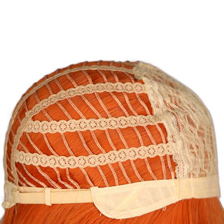 QQXCAIW Long Straight Cosplay Wig Black Purple Pink Blue Sliver Gray Blonde White Orange Brown Synthetic Hair Wigs ALODIA STORE