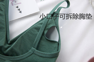 Women Sexy Crop Tops Tube Top Female Streetwear Sleeveless Camis Seamless Sports Lingerie Tee Bra Crop Top Bandeau Top Tank ALODIA STORE