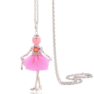 Cute Women Necklace Statement Lady Charm Long Trendy Necklace New Fashion Female Big Pendant Lovely Jewelry Gift Wholesale ALODIA STORE