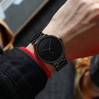 CRRJU Mens Watches Stainless Steel Men's Wrist Watch Casual Luxury Waterproof Sport Watch for Men Quartz Watch Relogio Masculino ALODIA STORE