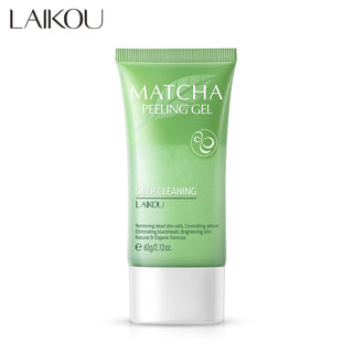 60g Matcha Essence Exfoliator Gel Facial Scrub Face Peeling Smooth Leg Arm Knee Repair Body Scrub Face Cream Whitening Skin Care ALODIA STORE