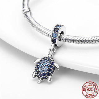925 Sterling Silver Heart Shaped Charm Bead Fits Original Pandora Bracelet Necklace Women Chameleon Pendant DIY Fine Jewelry Hot ALODIA STORE