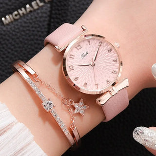 Luxury Women Bracelet Quartz Watches For Women Magnetic Watch Ladies Sports Dress Pink Dial Wrist Watch Clock Relogio Feminino ALODIA STORE