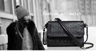 JIEROTYX England Style Skull Women Crossbody bag ALODIA STORE