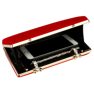 Flannelette Clutch Elegant Luxury Women Bag ALODIA STORE